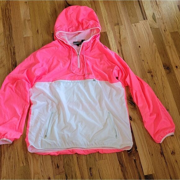 Pennant Colorblock Half Zip Hooded Pullover Rain Jacket XL - Picture 7 of 7